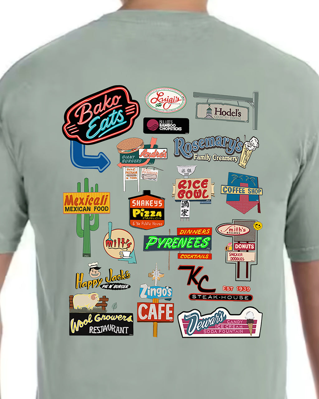 Bako Eats Short Sleeve Tshirt