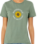 Bakersfield Women's Born and Raised Sunflower Tshirt