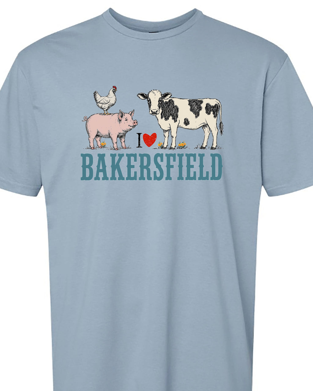 Bakersfield Farm Animal LOVE Tshirt
