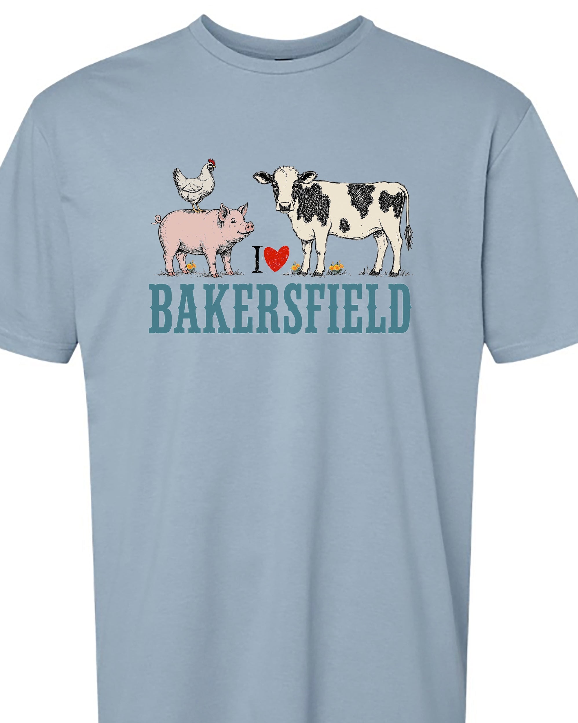 Bakersfield Farm Animal LOVE Tshirt