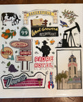 Streets of Bakersfield 12x12 Print