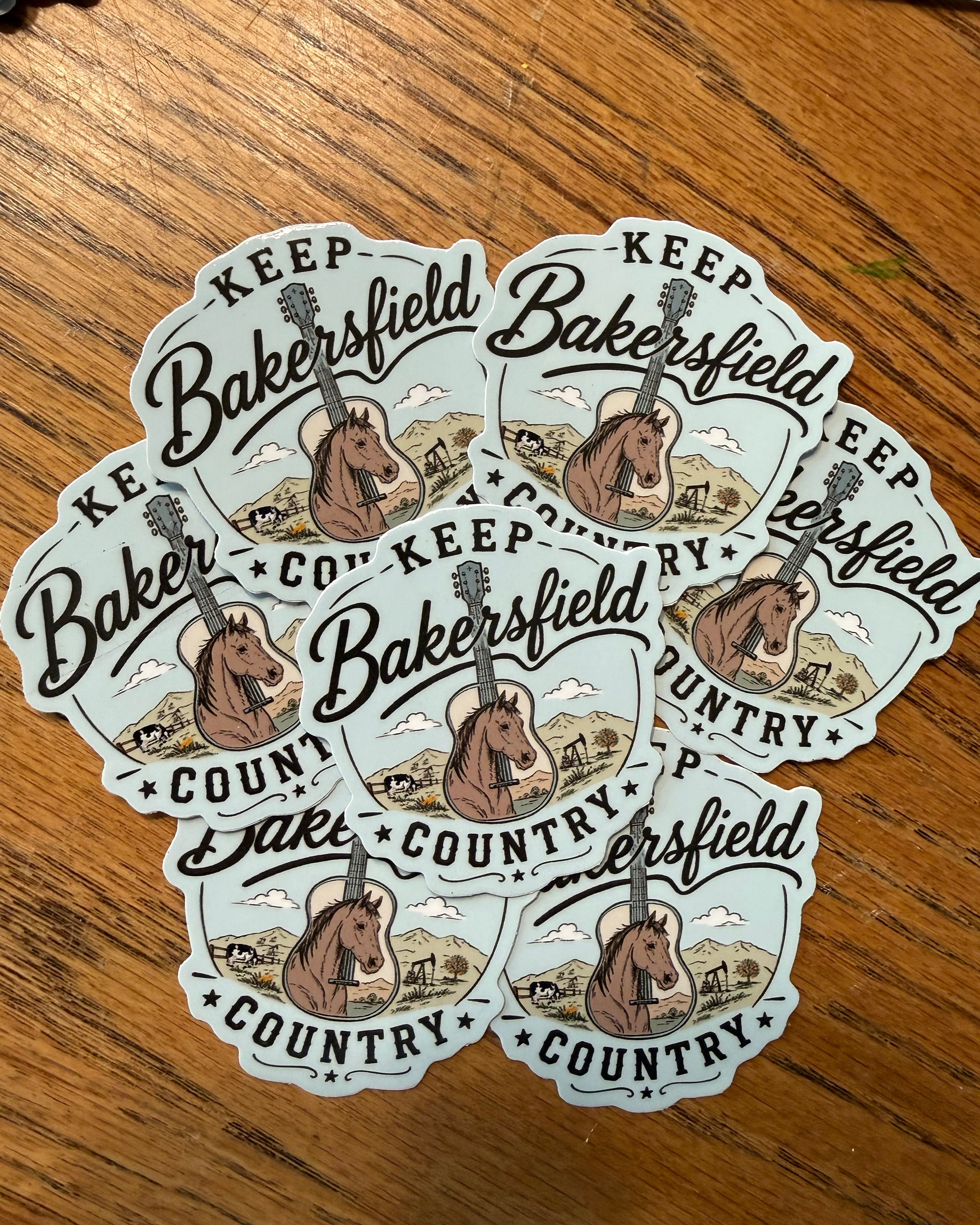 Keep Bakersfield Country Sticker
